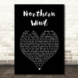 City And Colour Northern Wind Black Heart Song Lyric Print