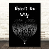 Alabama There's No Way Black Heart Song Lyric Print