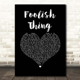 Darren Criss Foolish Thing Black Heart Song Lyric Print