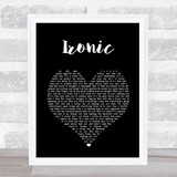 Alanis Morissette Ironic Black Heart Song Lyric Print
