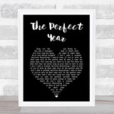 Dina Carroll The Perfect Year Black Heart Song Lyric Print