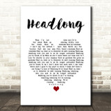 John Smith Headlong White Heart Song Lyric Wall Art Print