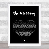 Elevation Church The Blessing Black Heart Song Lyric Print