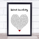 Queensryche Silent Lucidity White Heart Song Lyric Wall Art Print