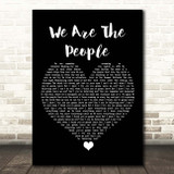 Empire Of The Sun We Are The People Black Heart Song Lyric Print