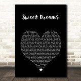 Eurythmics Sweet Dreams Black Heart Song Lyric Print