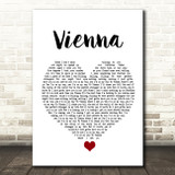 Declan J Donovan Vienna White Heart Song Lyric Quote Music Print