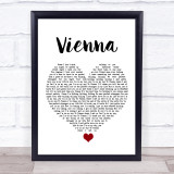 Declan J Donovan Vienna White Heart Song Lyric Quote Music Print