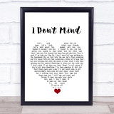 Defeater I Don't Mind White Heart Song Lyric Quote Music Print
