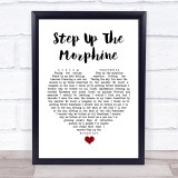 DMA'S Step Up The Morphine White Heart Song Lyric Quote Music Print