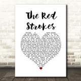 Garth Brooks The Red Strokes White Heart Song Lyric Quote Music Print