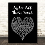 Foster & Allen After All These Years Black Heart Song Lyric Print