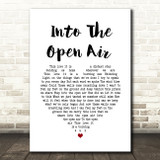 Julie Fowlis Into The Open Air White Heart Song Lyric Quote Music Print