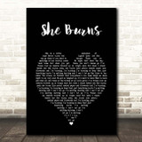 Foy Vance She Burns Black Heart Song Lyric Print