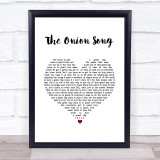 Marvin Gaye The Onion Song White Heart Song Lyric Quote Music Print