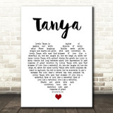 Michael Nesmith Tanya White Heart Song Lyric Quote Music Print