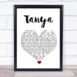 Michael Nesmith Tanya White Heart Song Lyric Quote Music Print