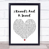 Blind Pilot 3 Rounds And A Sound Heart Song Lyric Quote Print