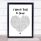 Charlie Puth I Won't Tell A Soul Heart Song Lyric Quote Print