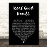 Gregory Porter Real Good Hands Black Heart Song Lyric Print