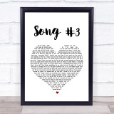 Stone Sour Song 3 Heart Song Lyric Quote Print