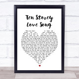 The Stone Roses Ten Storey Love Song Heart Song Lyric Quote Print