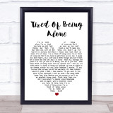 Tired Of Being Alone Al Green Heart Quote Song Lyric Print