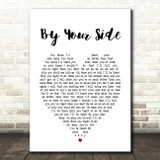 By Your Side Sade Heart Song Lyric Quote Print