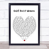 Gold Dust Woman Fleetwood Mac Quote Song Lyric Heart Print