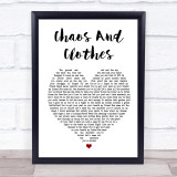 Jason Isbell And The 400 Unit Chaos And Clothes White Heart Song Lyric Print