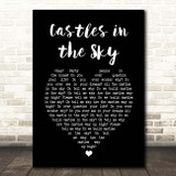 Ian Van Dahl Castles in the Sky Black Heart Song Lyric Print