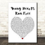 Candi Staton Young Hearts Run Free Heart Song Lyric Quote Print