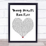 Candi Staton Young Hearts Run Free Heart Song Lyric Quote Print