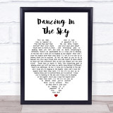 Dani And Lizzy Dancing In The Sky Heart Song Lyric Quote Print