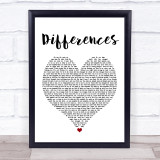 Ginuwine Differences Heart Song Lyric Quote Print