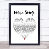 Howard Jones New Song Heart Song Lyric Quote Print