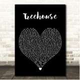 James Arthur Treehouse Black Heart Song Lyric Print