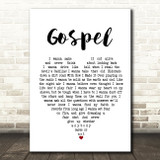 John Moreland Gospel Heart Song Lyric Quote Print