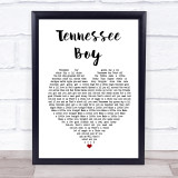 Kip Moore Tennessee Boy Heart Song Lyric Quote Print