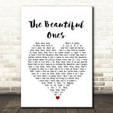 Prince And The Revolution The Beautiful Ones Heart Song Lyric Quote Print