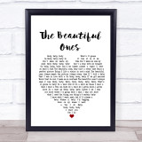 Prince And The Revolution The Beautiful Ones Heart Song Lyric Quote Print