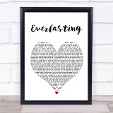 Take That Everlasting Heart Song Lyric Quote Print