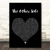 Jason Derulo The Other Side Black Heart Song Lyric Print