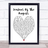 Katherine Jenkins Jealous Of The Angels Heart Song Lyric Quote Print