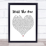 Orleans Still The One White Heart Song Lyric Print