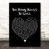 Jimmy Cliff Too Many Rivers To Cross Black Heart Song Lyric Print