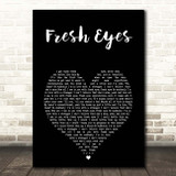 Andy Grammer Fresh Eyes Black Heart Song Lyric Print