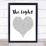 Common The Light White Heart Song Lyric Print