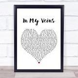 Andrew Belle In My Veins Heart Song Lyric Quote Print