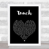 Jonny Lang Touch Black Heart Song Lyric Print